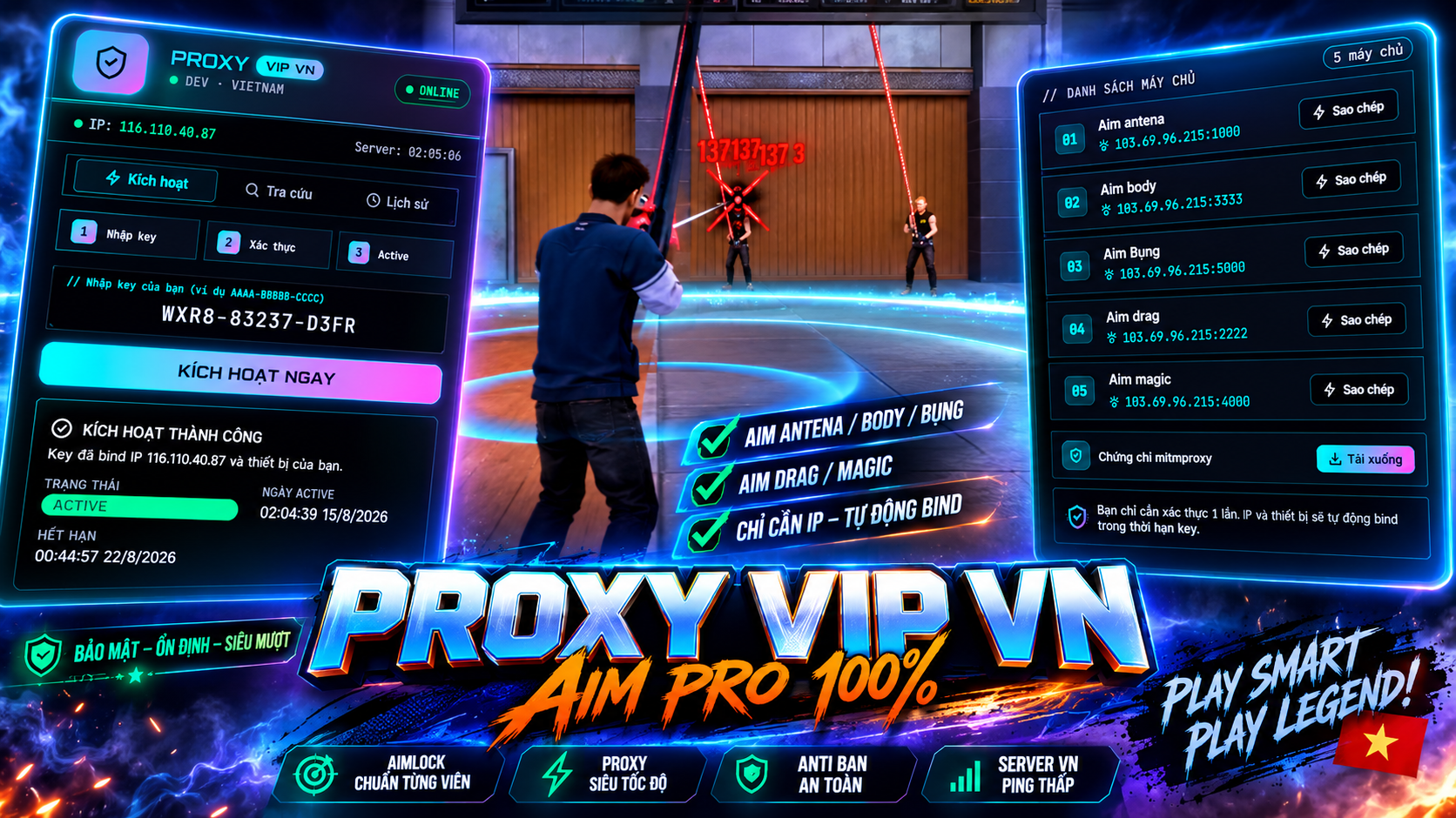 PROXY VPN VIP VN [ HỖ TRỢ FULL IOS ]